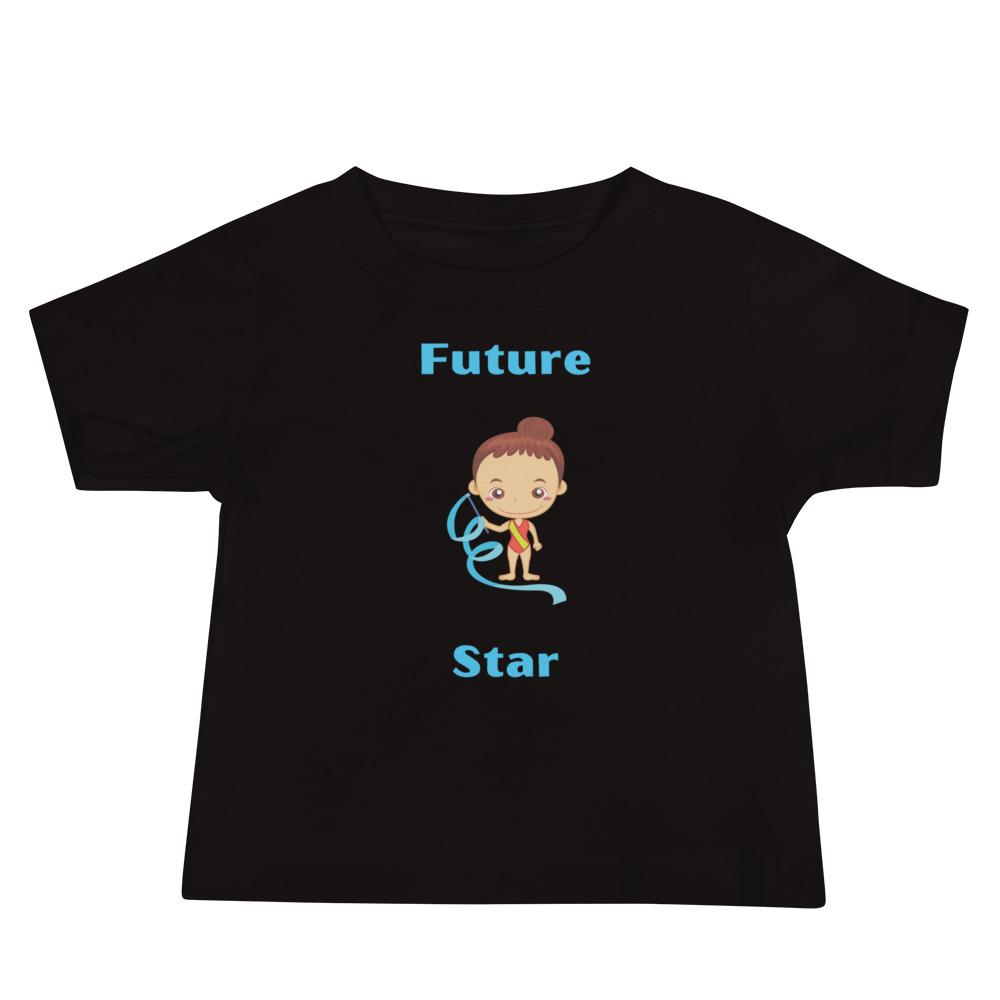 Future Gymnastics Star Baby Jersey Short Sleeve Tee - Image 2