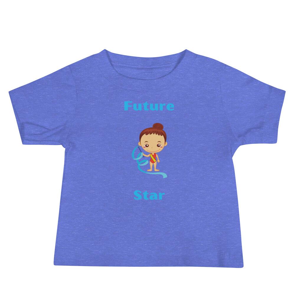 Future Gymnastics Star Baby Jersey Short Sleeve Tee - Image 3