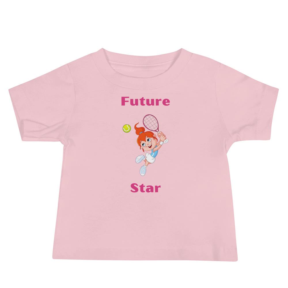 Future Tennis Star Baby Jersey Short Sleeve Tee - Image 3