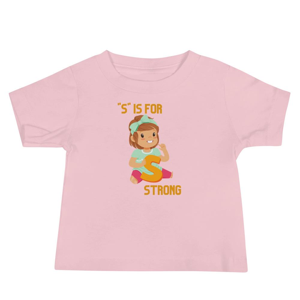 S Is For Strong Baby Jersey Short Sleeve Tee - Image 4