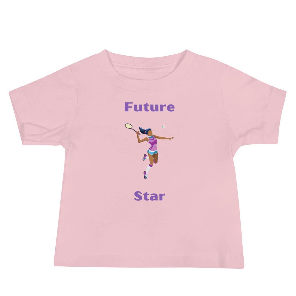 Future Badminton Star Baby Jersey Short Sleeve Tee - Image 3