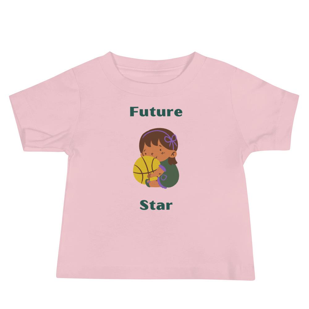 Future Basketball Star Baby Jersey Short Sleeve Tee - Image 3