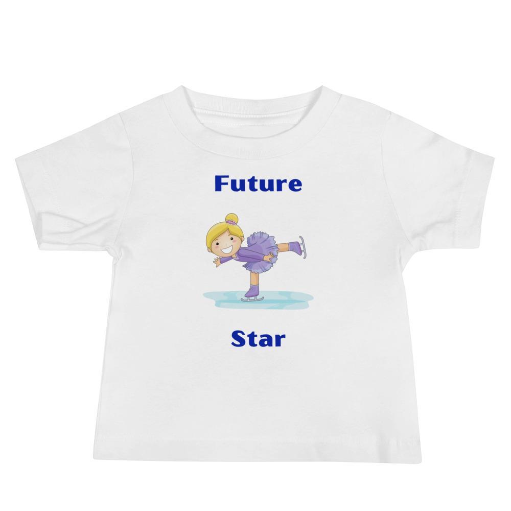 Future Figure Skating Star Baby Jersey Short Sleeve Tee