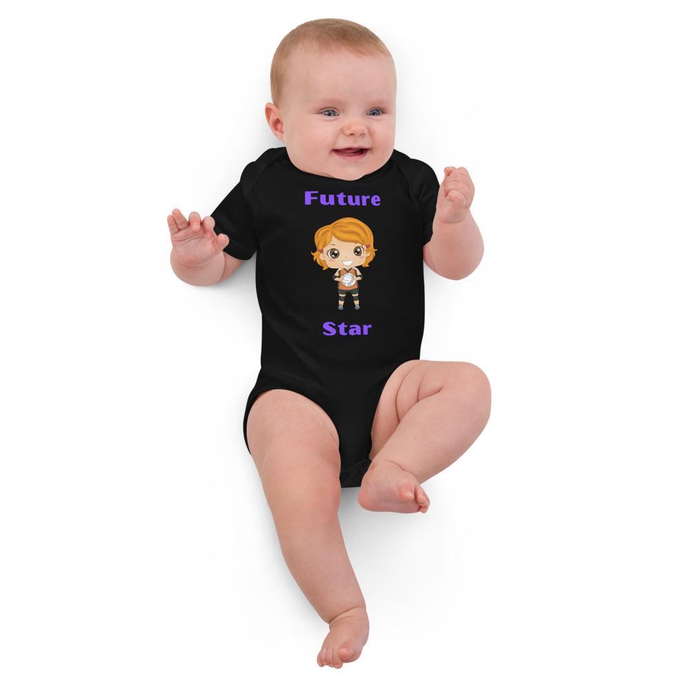 Future Volleyball Star Organic cotton baby bodysuit - Image 3