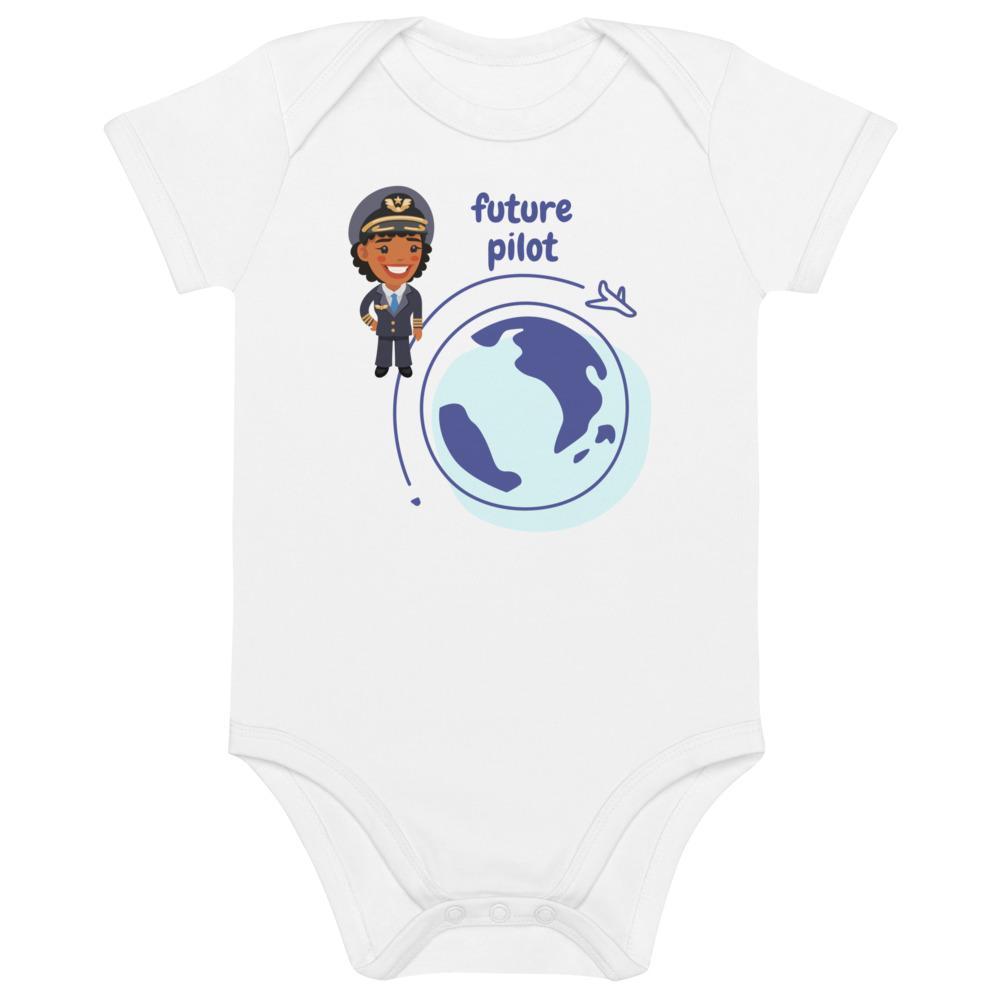 Future Pilot Organic cotton baby bodysuit - Image 2