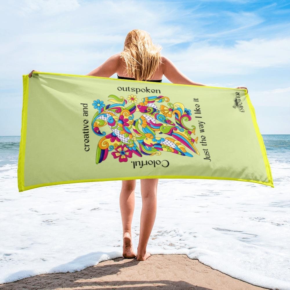 Colorful Creative Outspoken Towel - Image 3