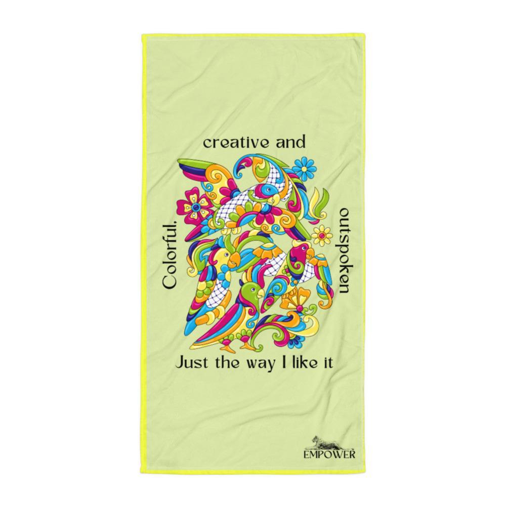 Colorful Creative Outspoken Towel - Image 2