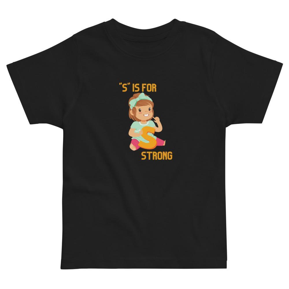 S Is For Strong Toddler jersey t-shirt - Image 3