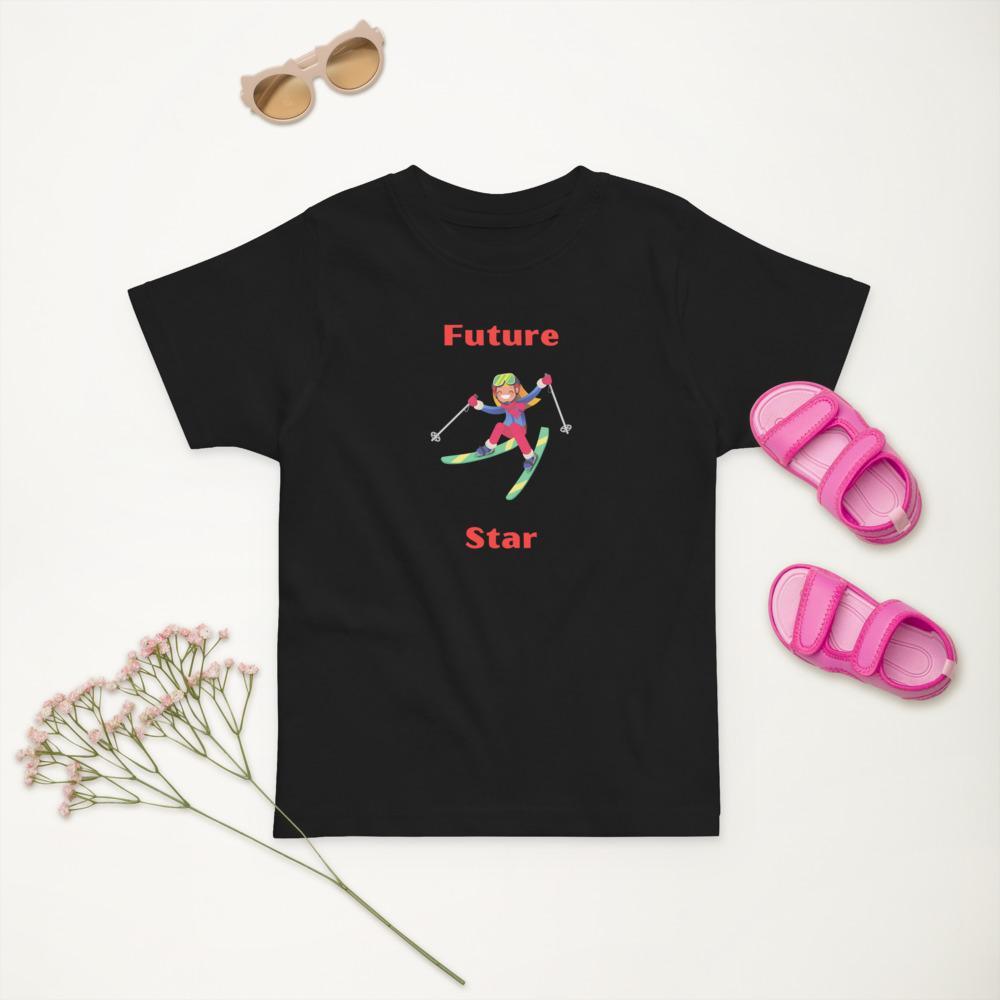 Future Skiing Star Toddler jersey t-shirt - Image 2