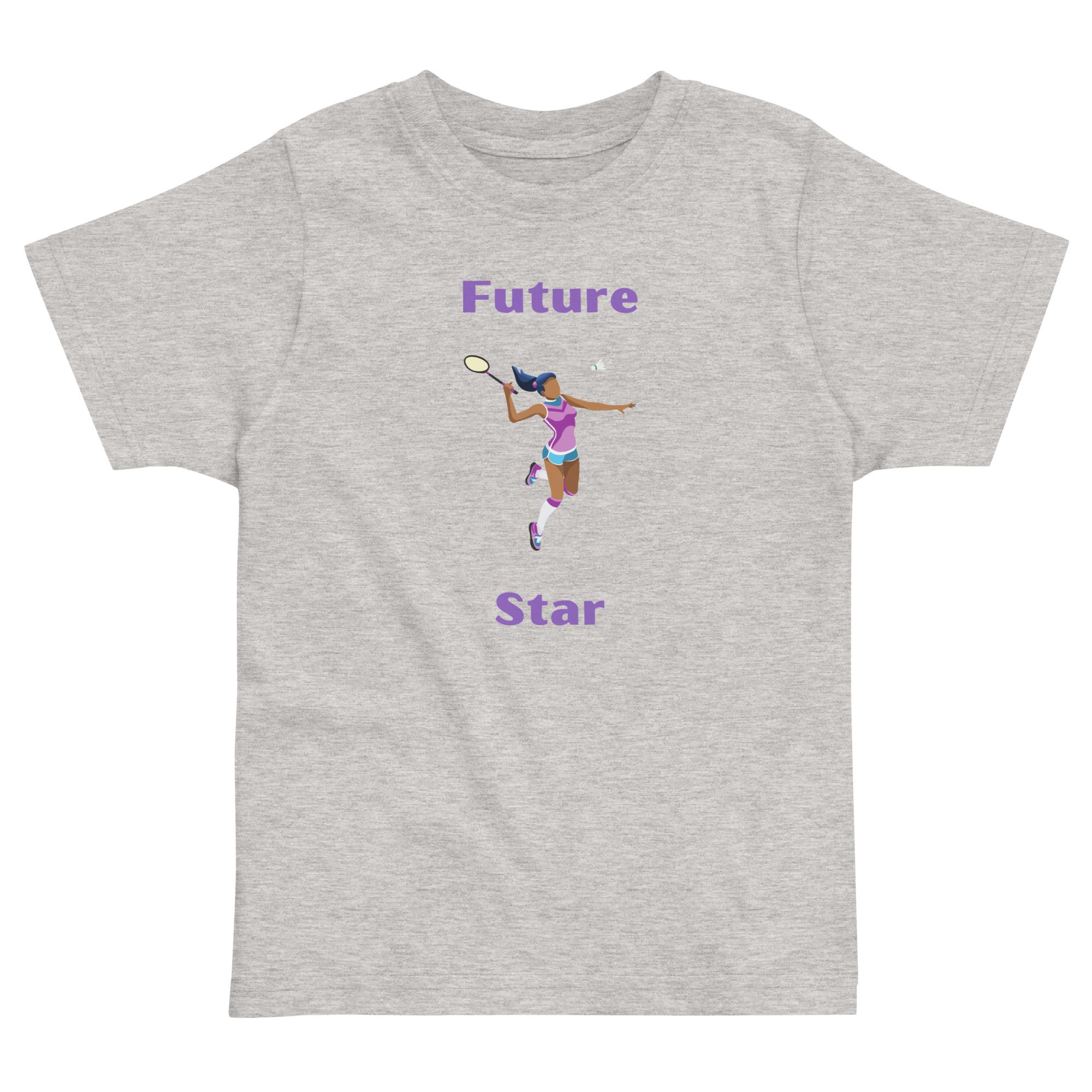 Future Badminton Star Toddler jersey t-shirt - Image 3