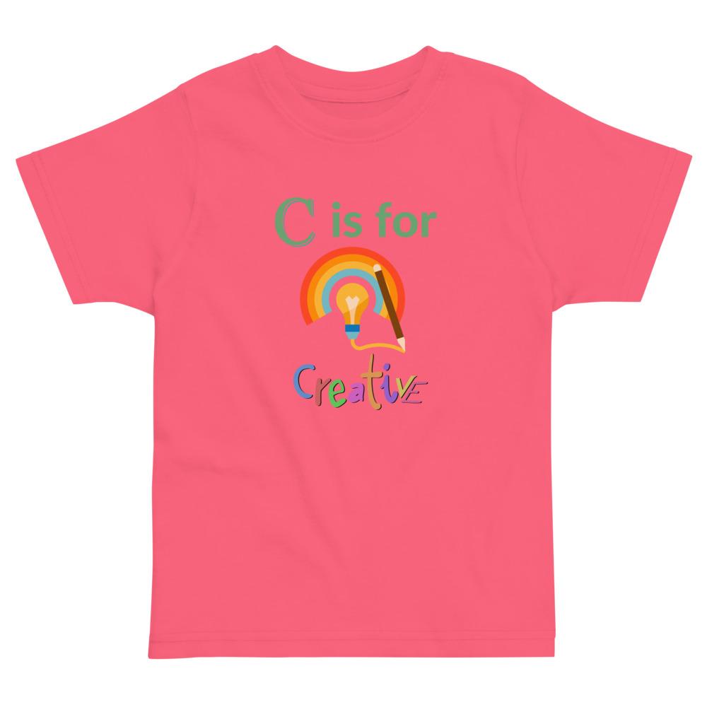 C Is For Creative Toddler jersey t-shirt - Image 5