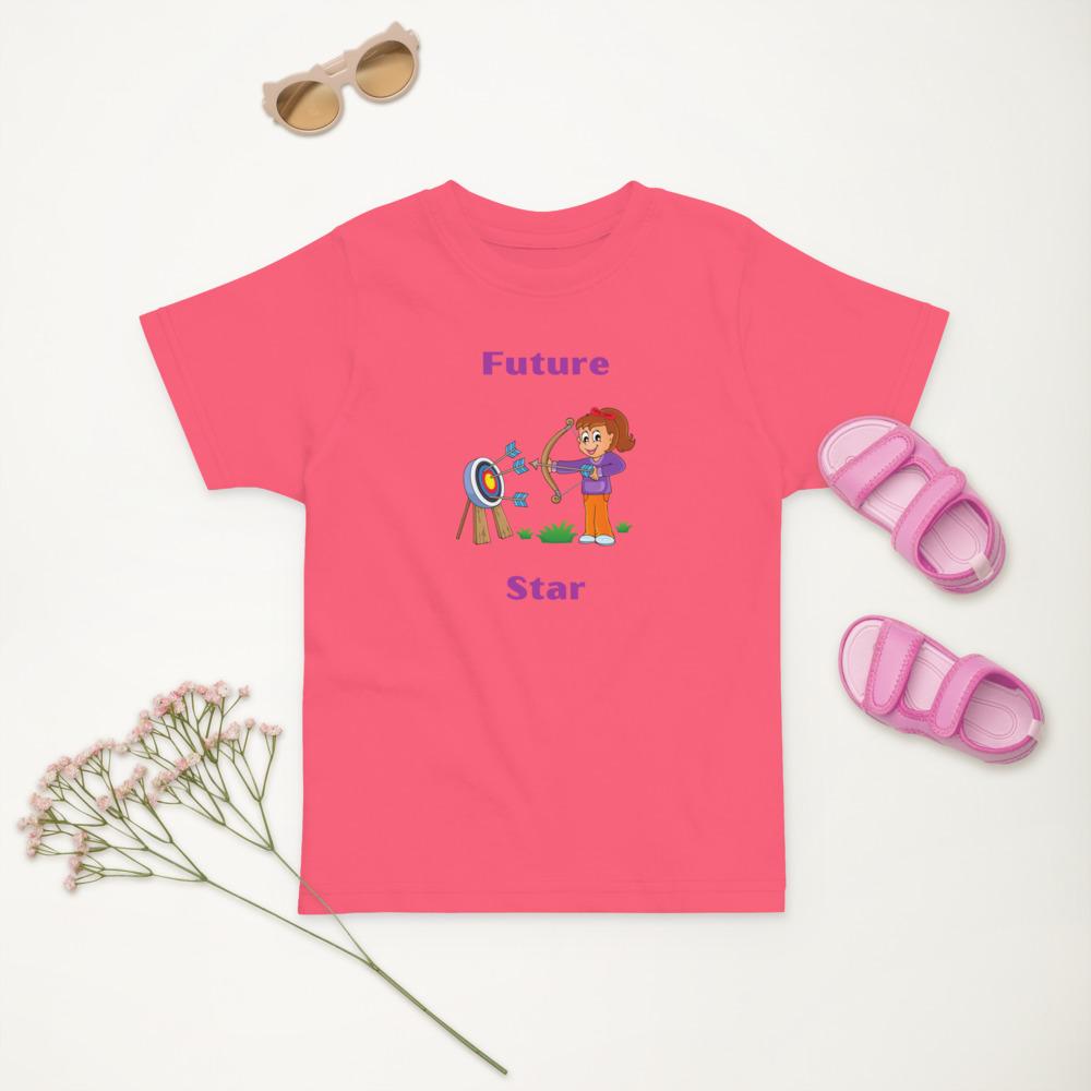 Future Archery Star Toddler jersey t-shirt - Image 4