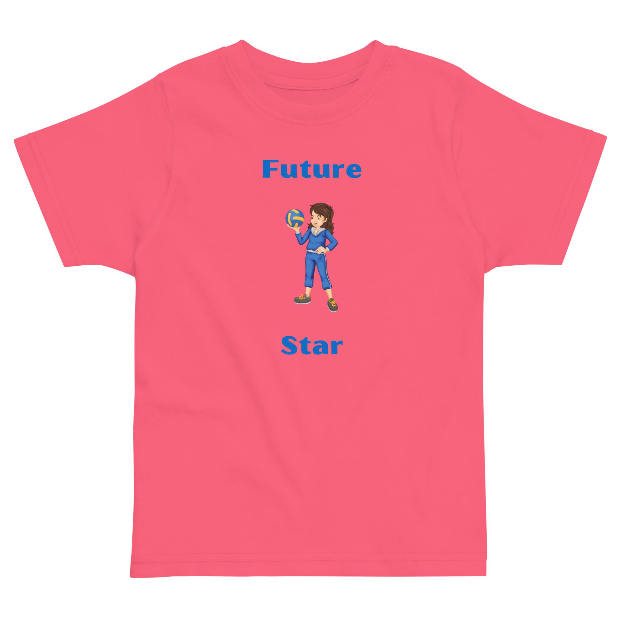 Future Volleyball Star Toddler jersey t-shirt - Image 3