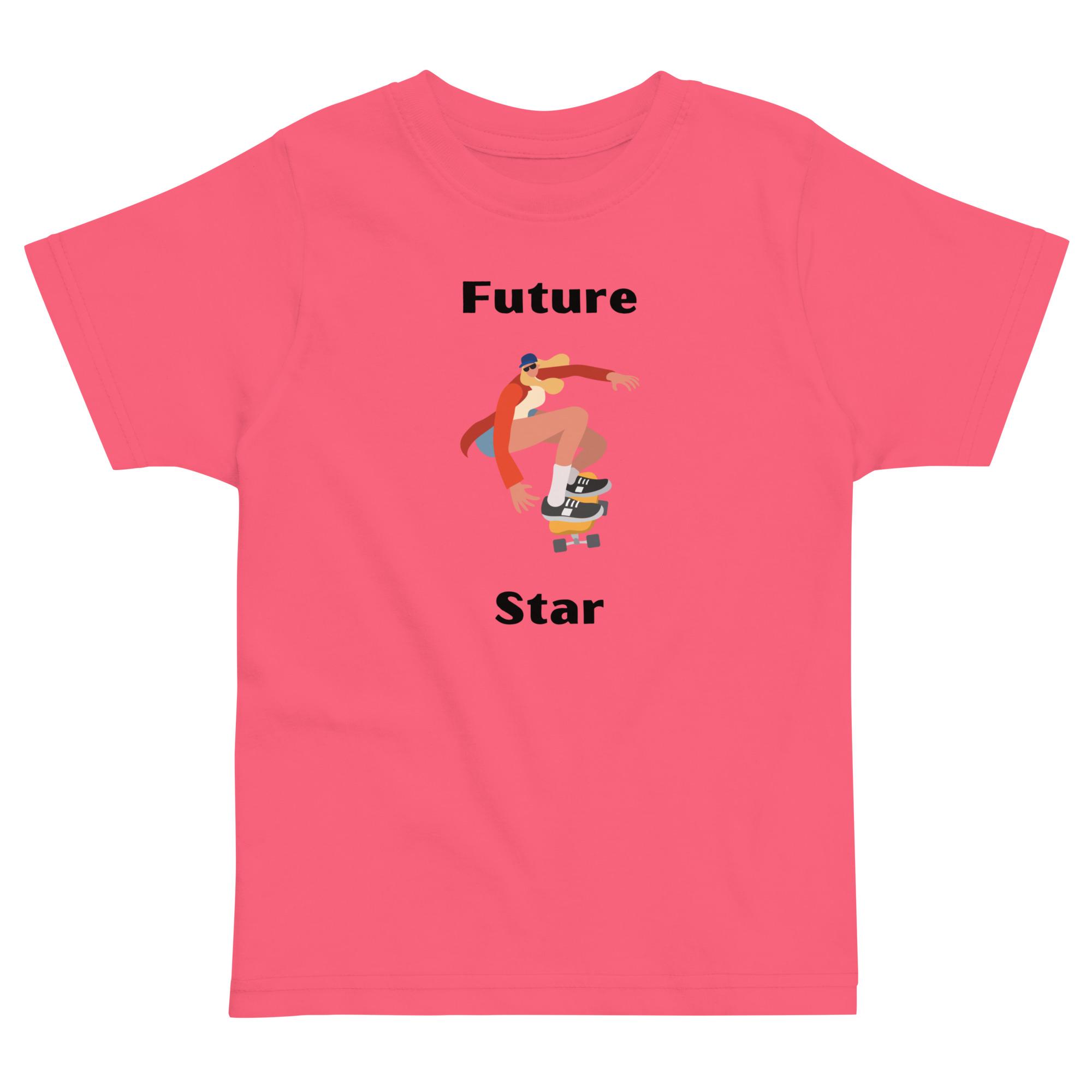 Future Skateboarding Star Toddler jersey t-shirt - Image 4