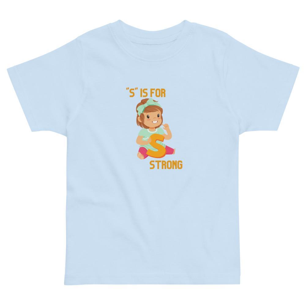 S Is For Strong Toddler jersey t-shirt - Image 5