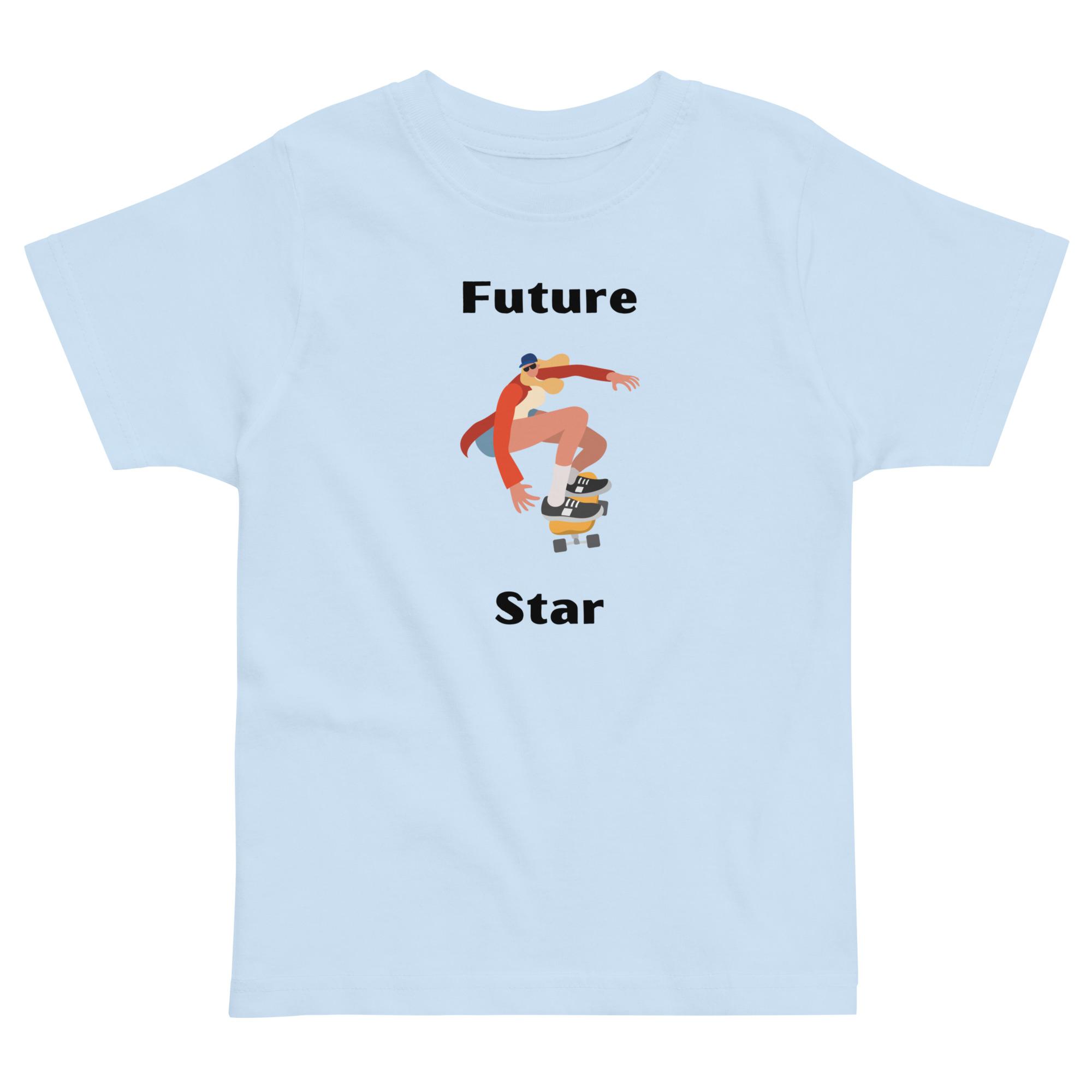 Future Skateboarding Star Toddler jersey t-shirt - Image 2