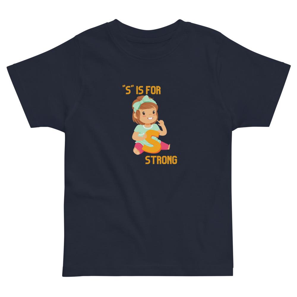 S Is For Strong Toddler jersey t-shirt - Image 4