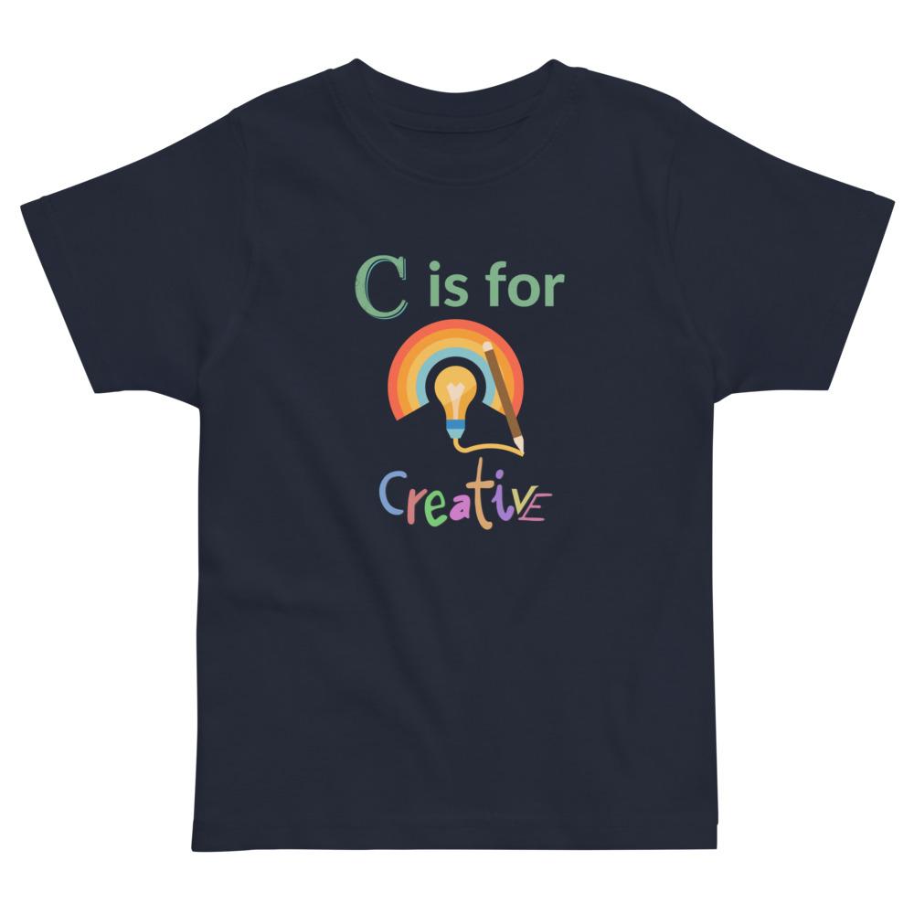 C Is For Creative Toddler jersey t-shirt - Image 4