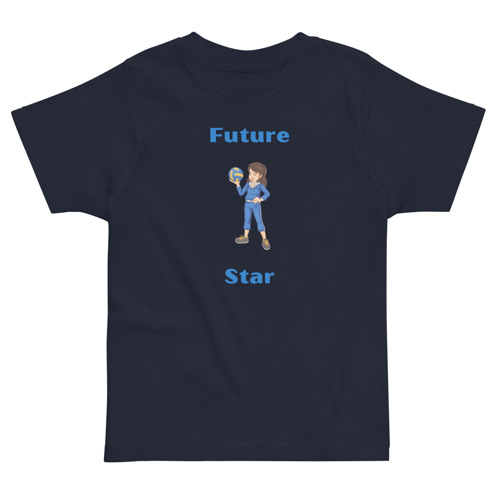 Future Volleyball Star Toddler jersey t-shirt - Image 4