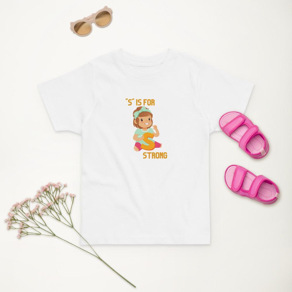 S Is For Strong Toddler jersey t-shirt - Image 2