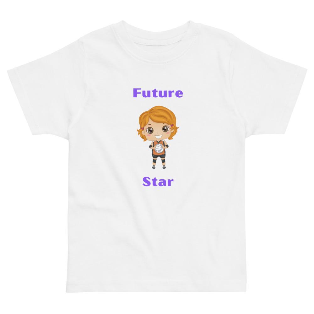 Future Volleyball Star Toddler jersey t-shirt