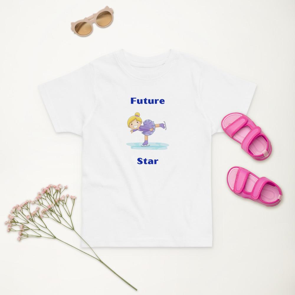 Future Figure Skating Star Toddler jersey t-shirt