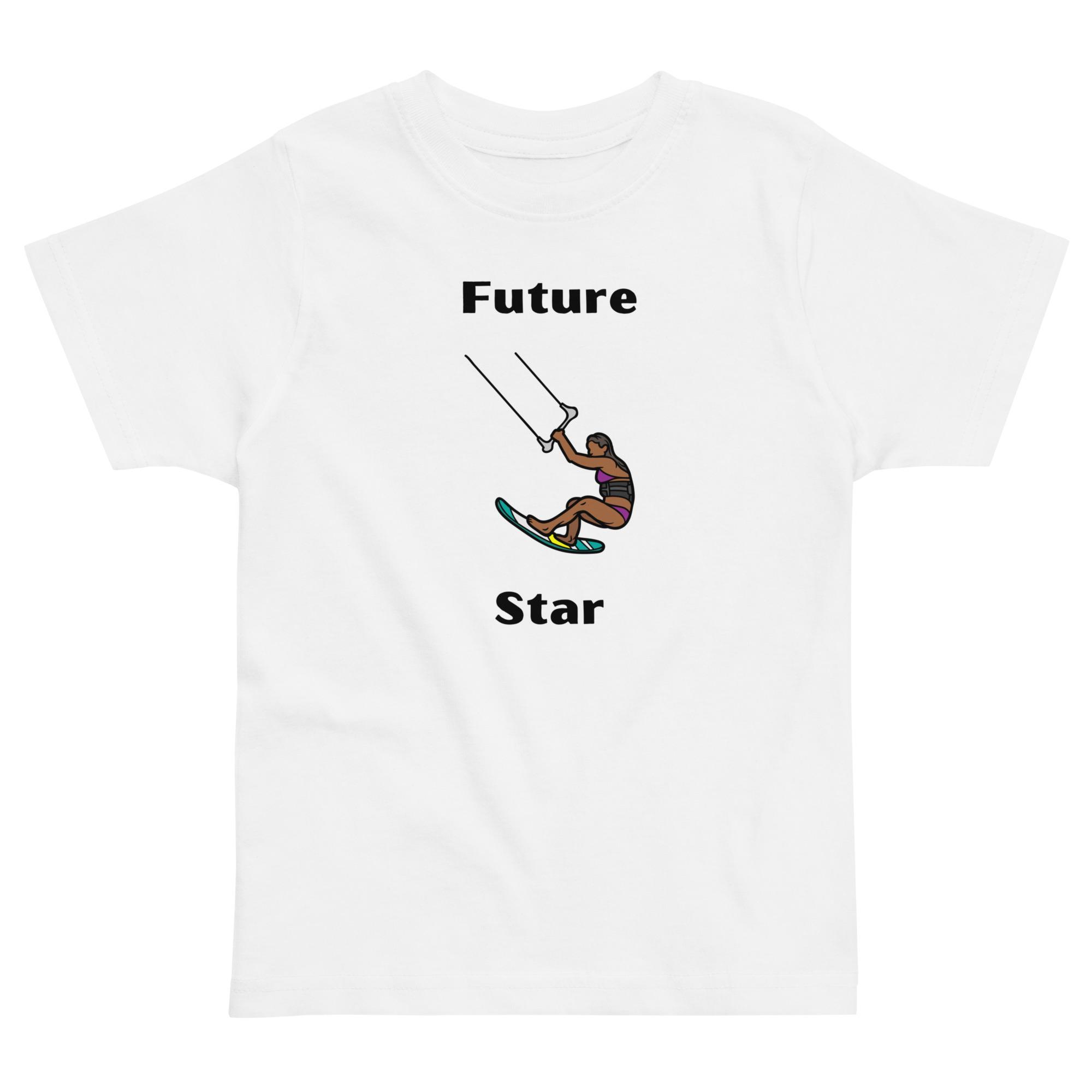 Future Kite Surfing Star Toddler jersey t-shirt