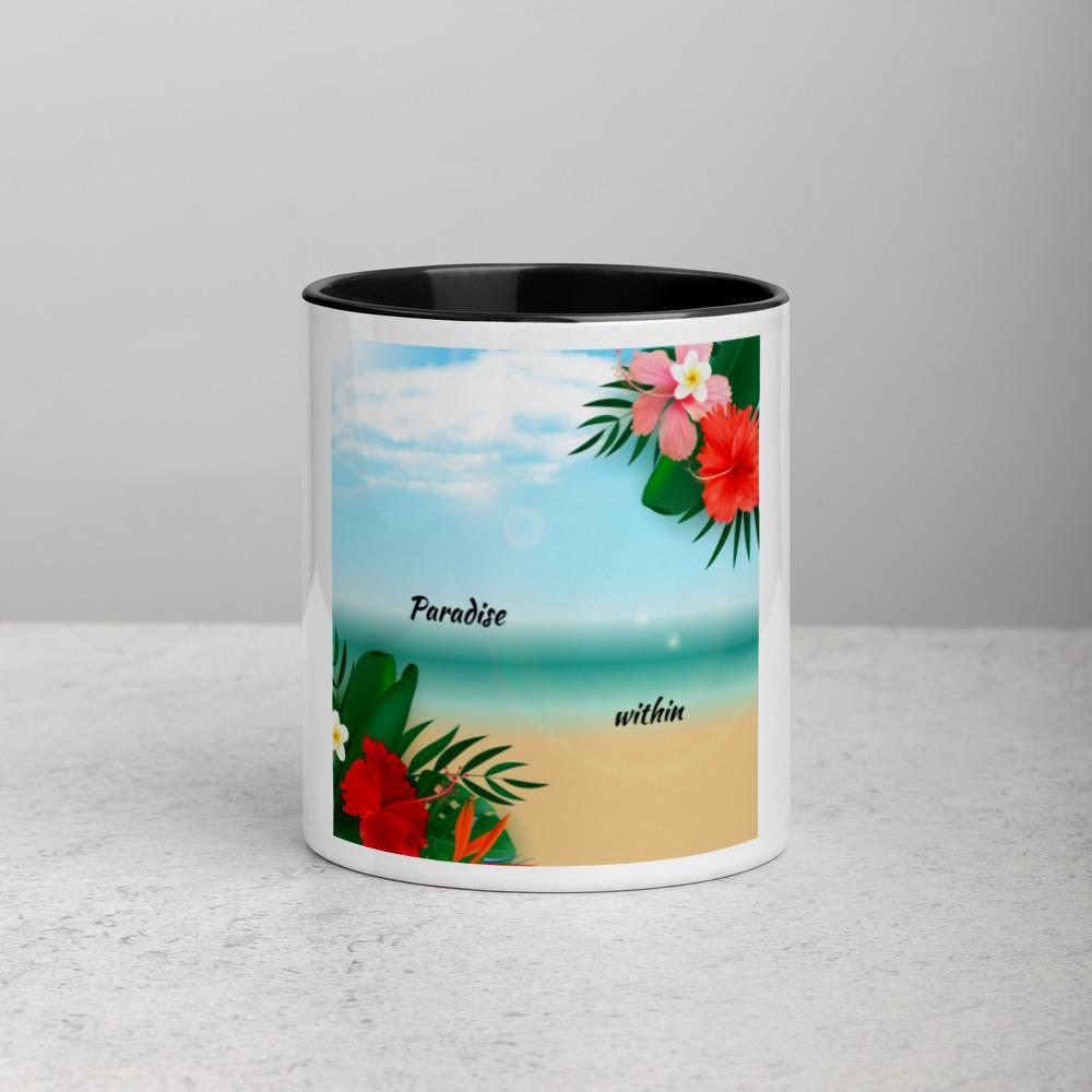 Paradise Within Series 1 Mug with Color Inside - Image 2