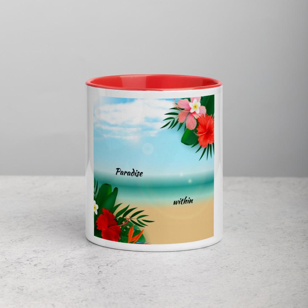 Paradise Within Series 1 Mug with Color Inside - Image 3