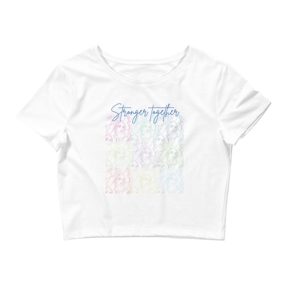 Stronger Together Series 1 Women’s Crop Tee - Image 3