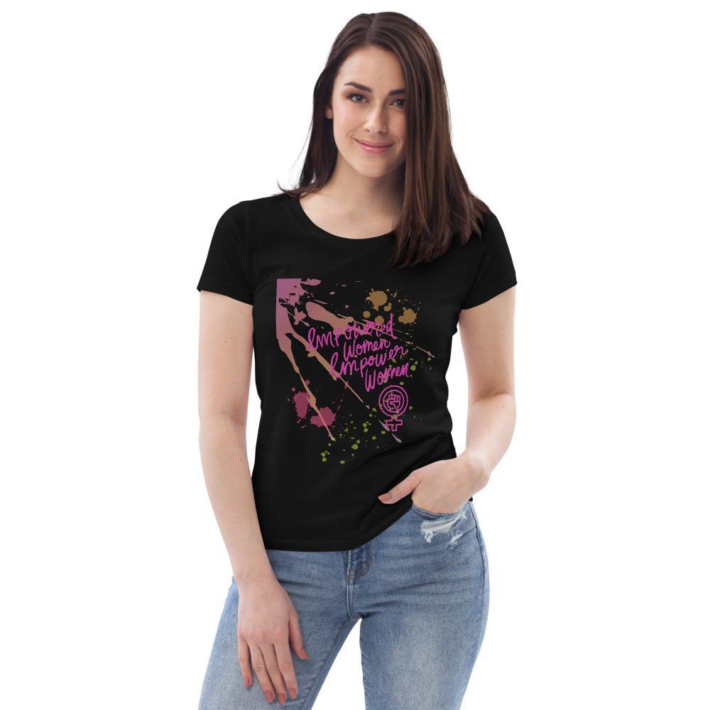 Empowered Women Women's fitted eco tee darks