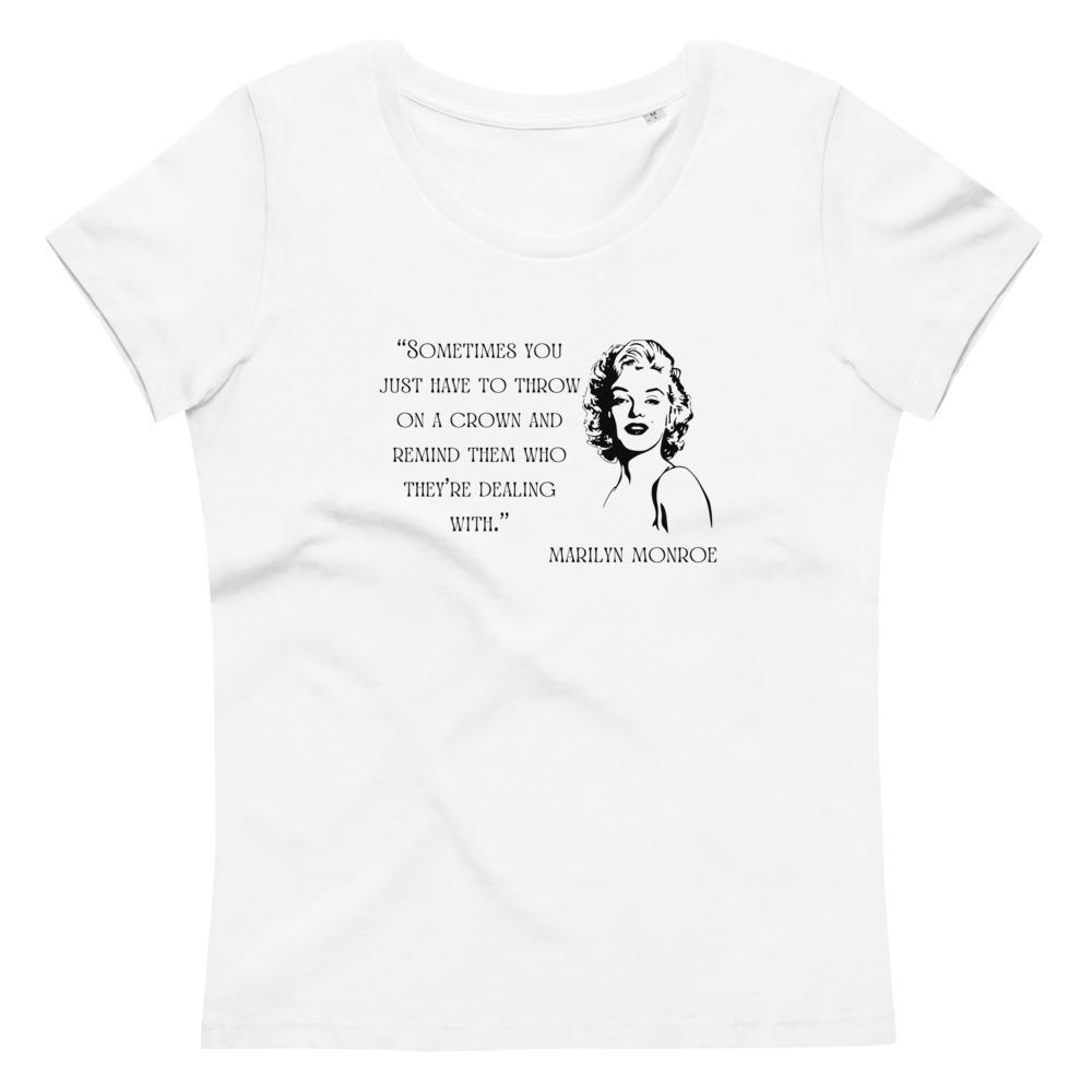 Marilyn Monroe Series 2 Women's fitted eco tee - Image 2