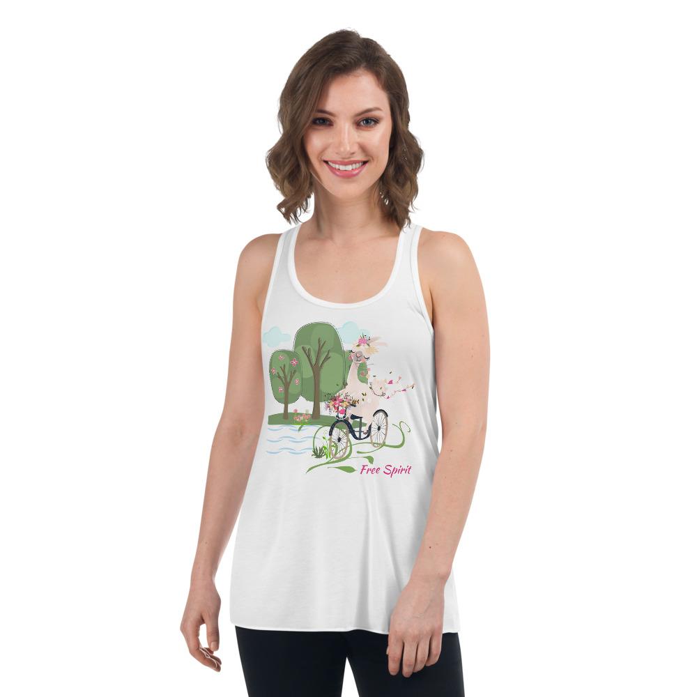 Free Spirit Women's Flowy Racerback Tank