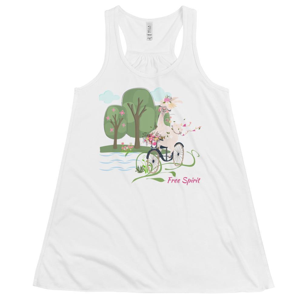 Free Spirit Women's Flowy Racerback Tank - Image 2