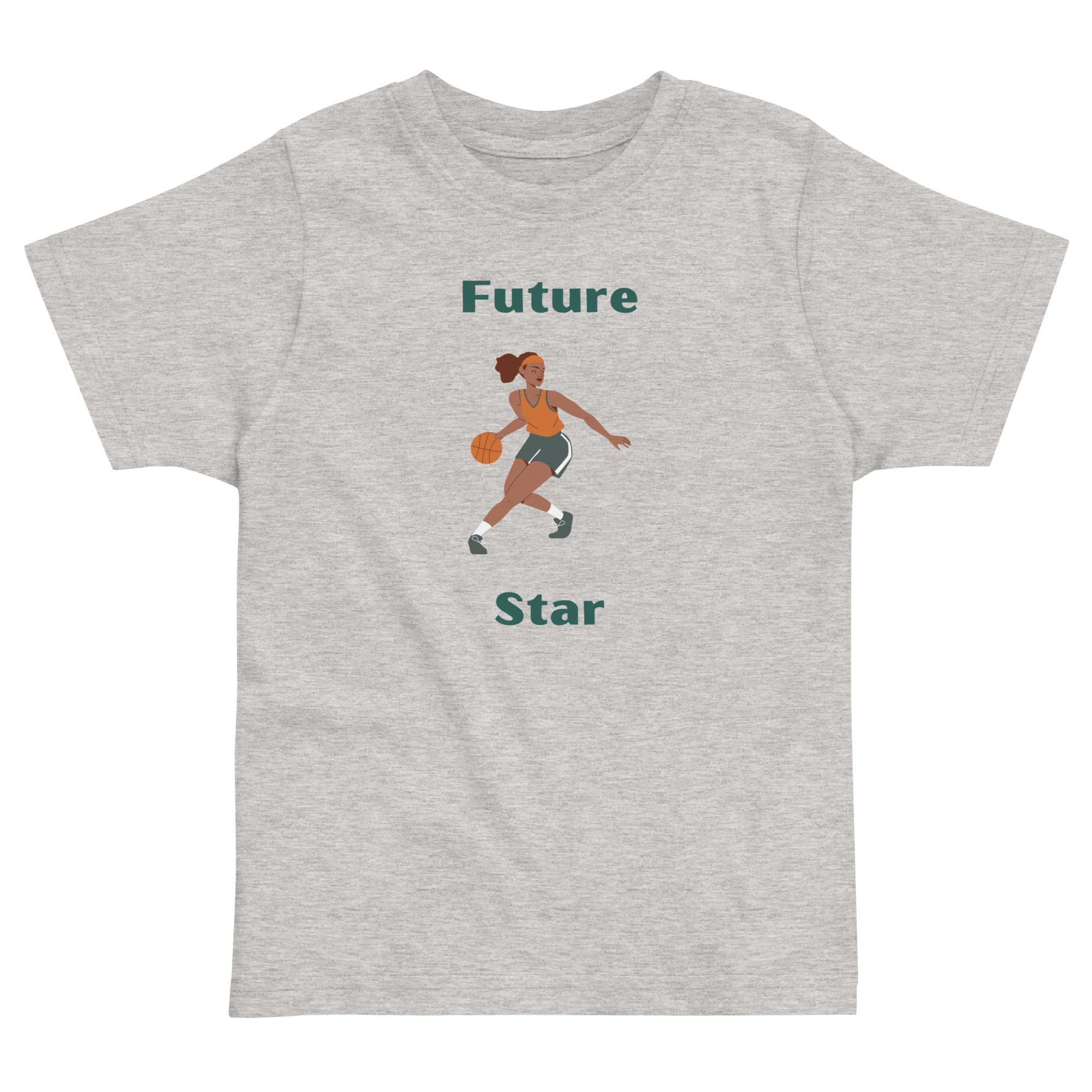 Future Basketball Star Toddler jersey t-shirt - Image 3