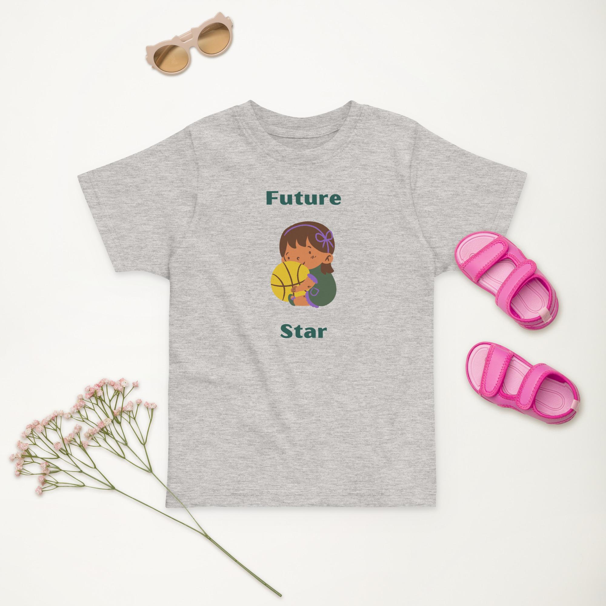 Future Basketball Star Toddler jersey t-shirt - Image 3