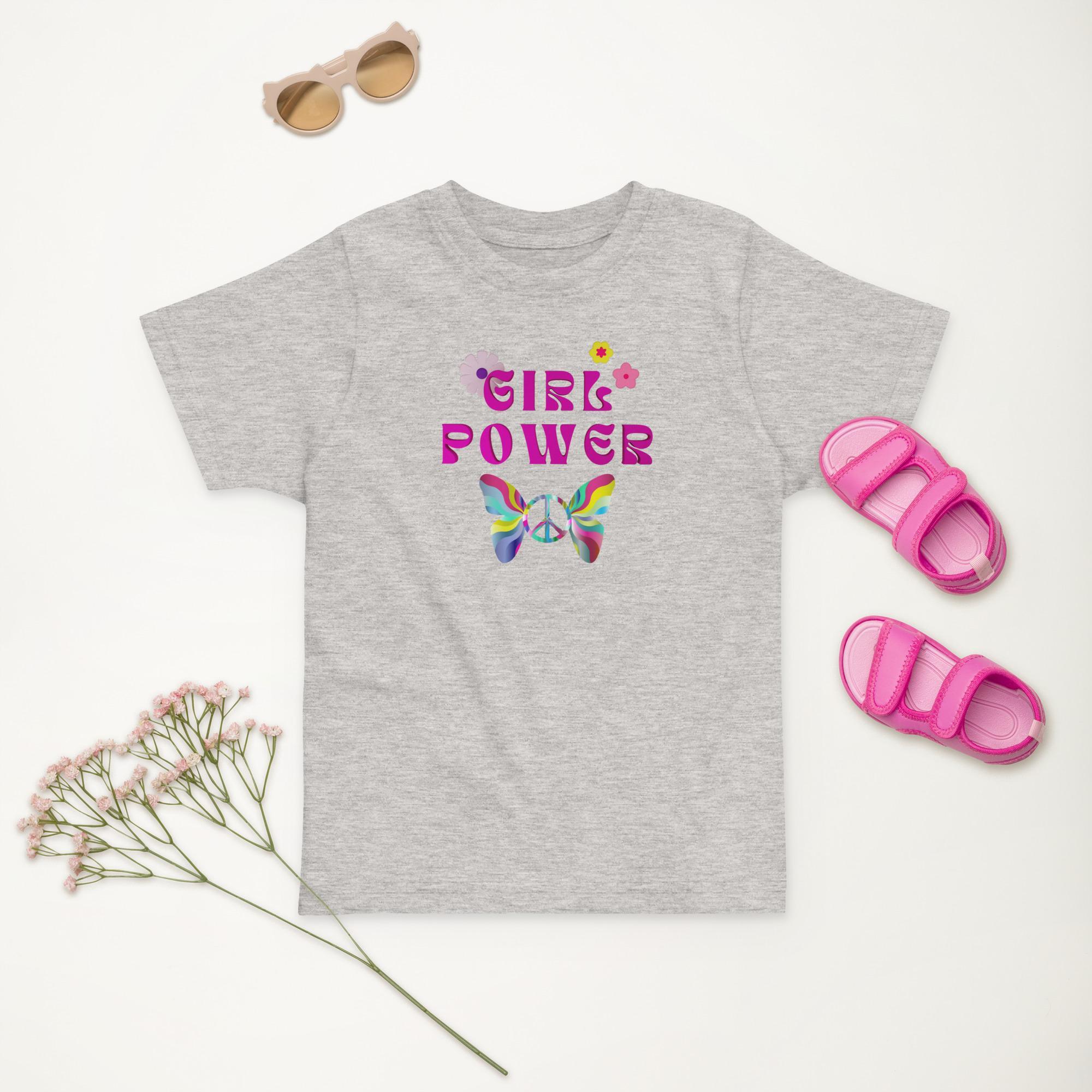 Girl Power Toddler jersey t-shirt - Image 3