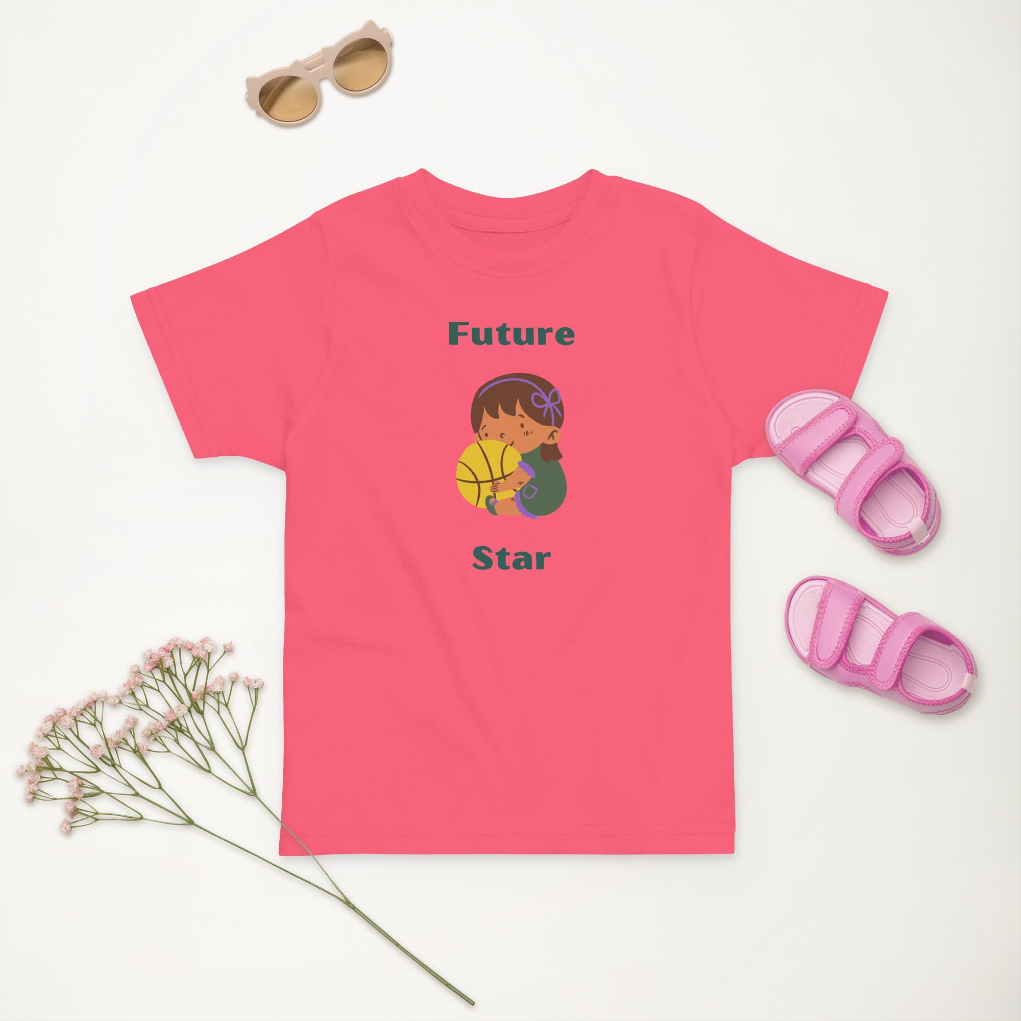 Future Basketball Star Toddler jersey t-shirt - Image 4