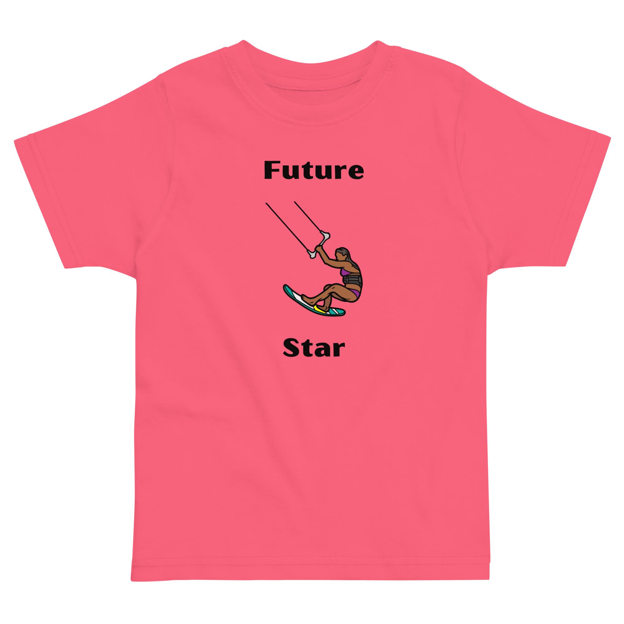 Future Kite Surfing Star Toddler jersey t-shirt - Image 3