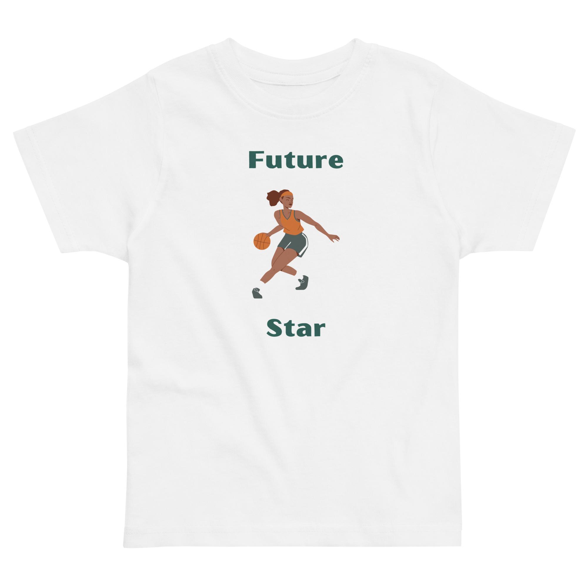 Future Basketball Star Toddler jersey t-shirt