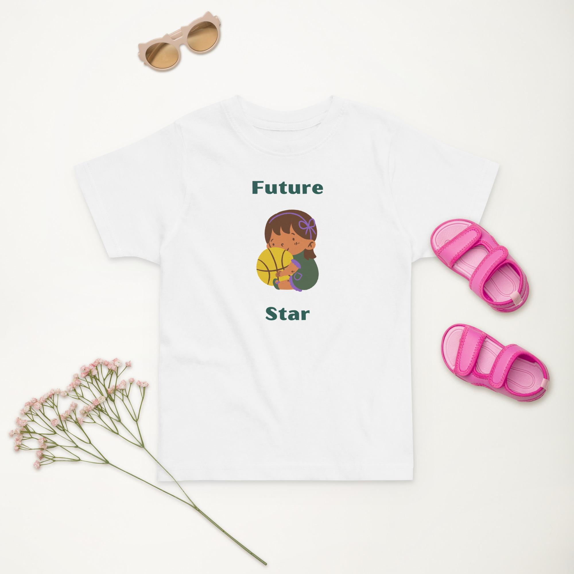 Future Basketball Star Toddler jersey t-shirt