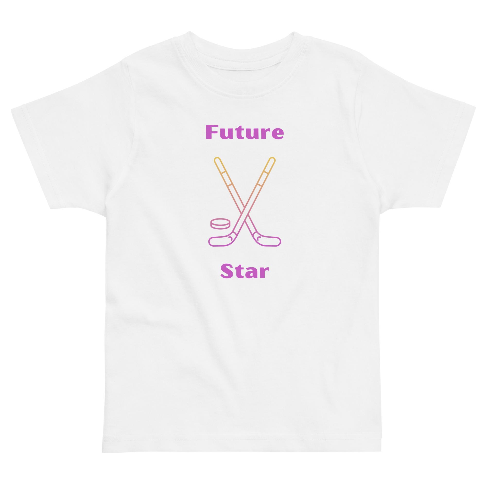 Future Hockey Star Toddler jersey t-shirt - Image 5