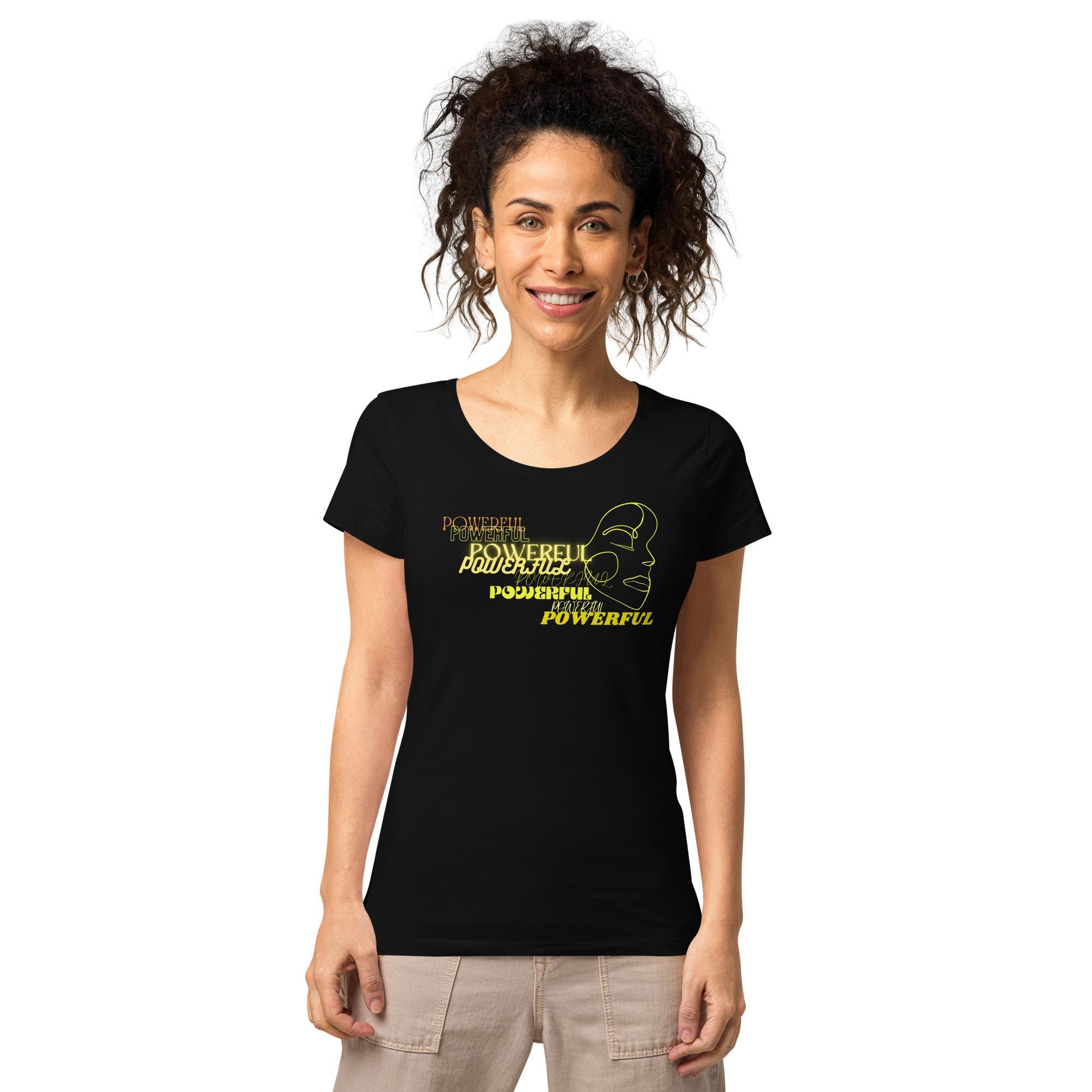 Powerful Series 2 Women’s basic organic t-shirt - Image 2