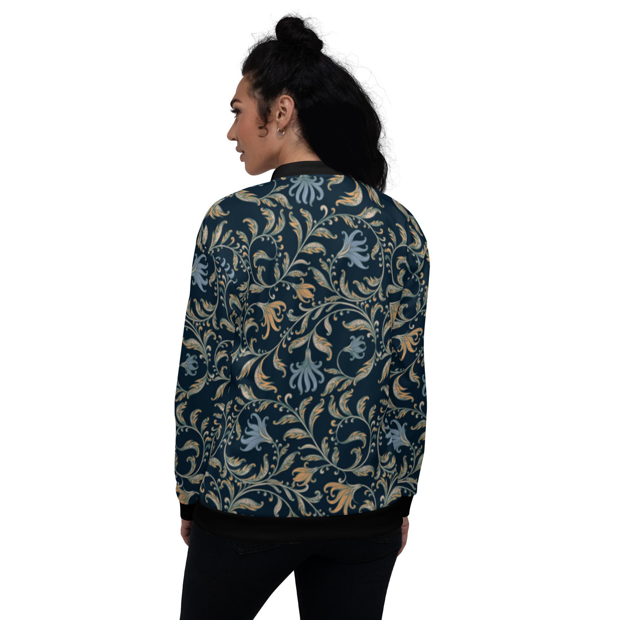 Vine Unisex Bomber Jacket - Image 4