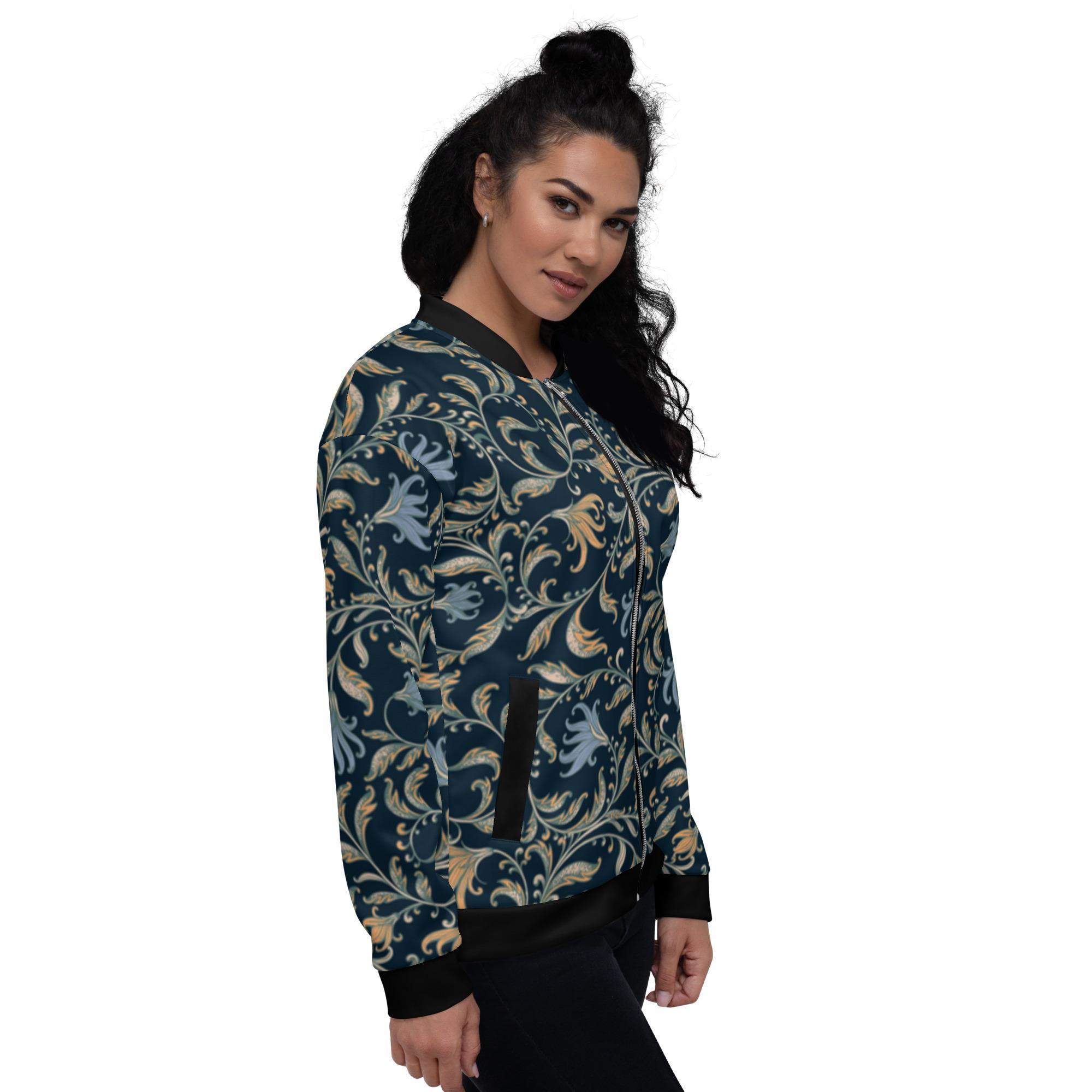 Vine Unisex Bomber Jacket - Image 3