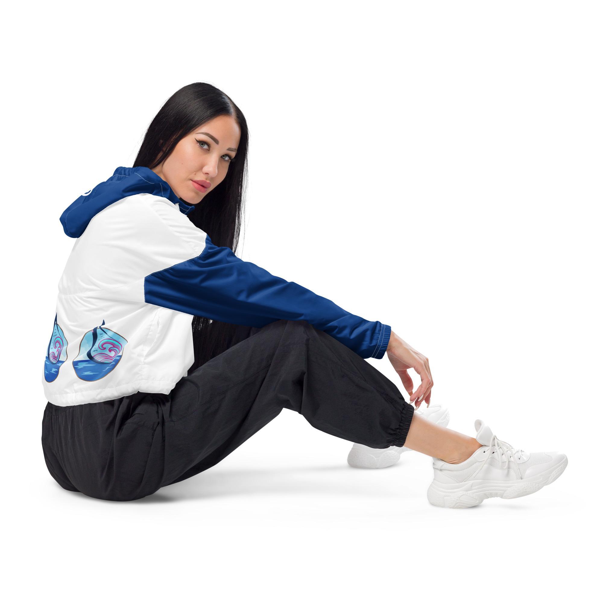 Ocean Drop Women’s cropped windbreaker - Image 3