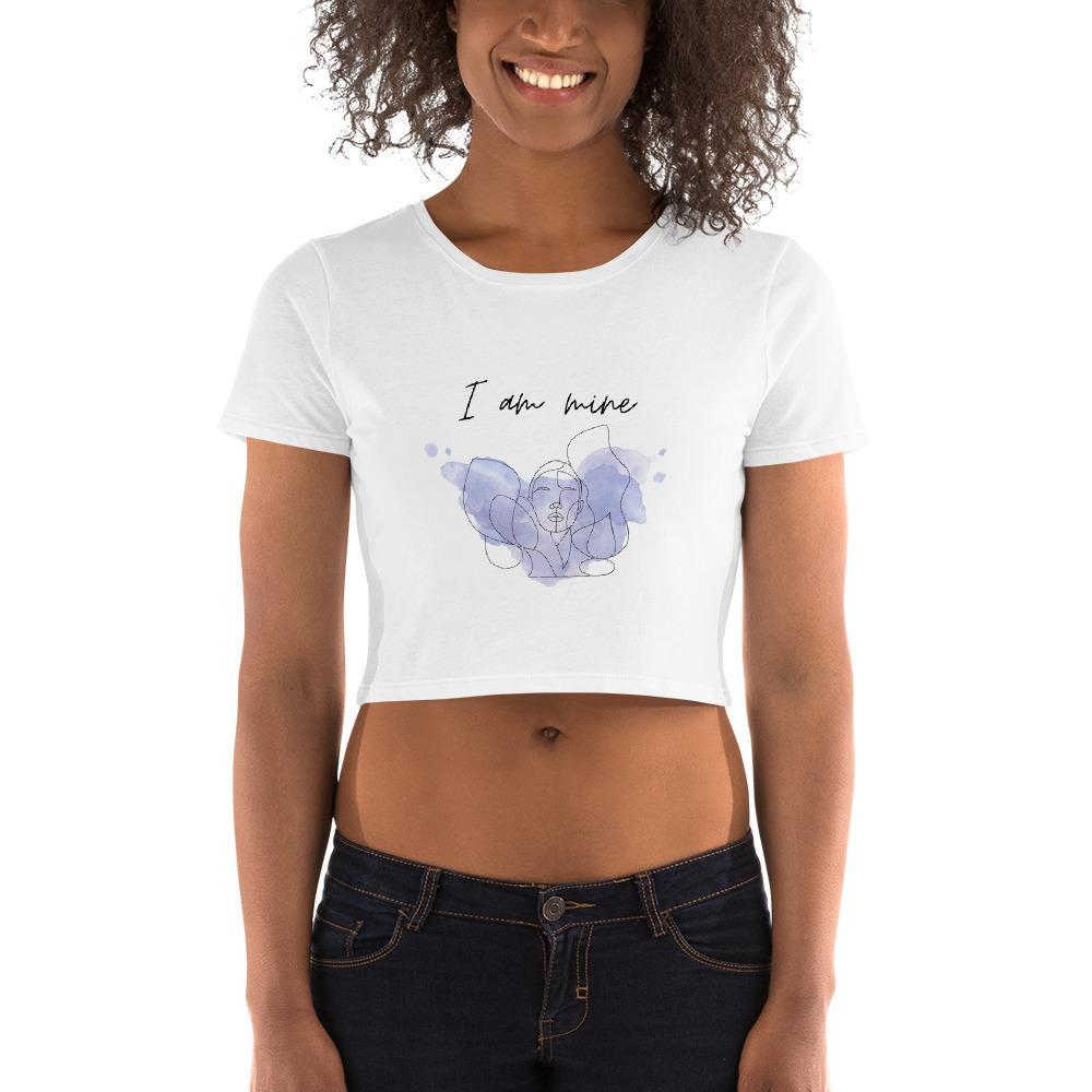 I Am Mine Series 1 Women’s Crop Tee - Image 4