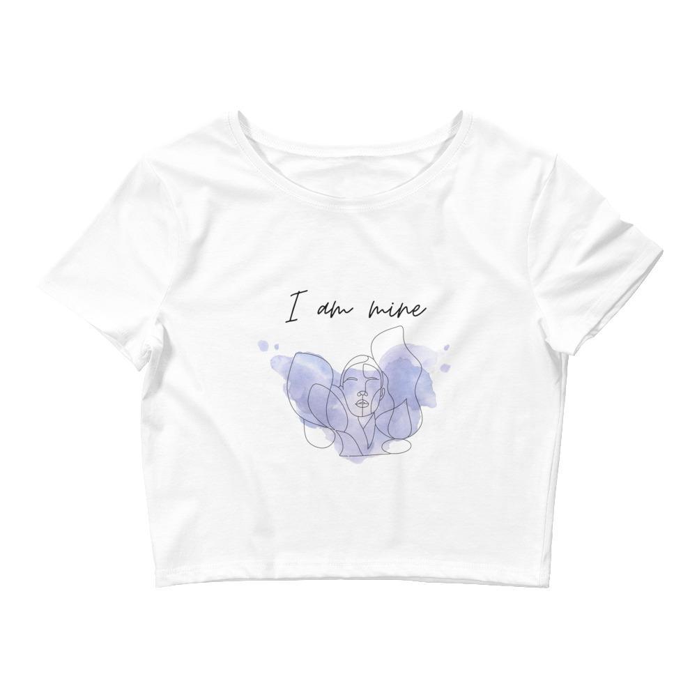 I Am Mine Series 1 Women’s Crop Tee - Image 2