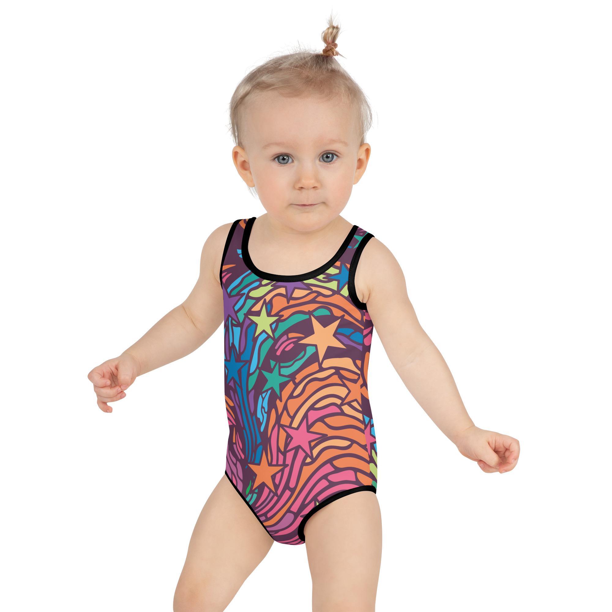 Starry Night Kids Swimsuit - Image 2