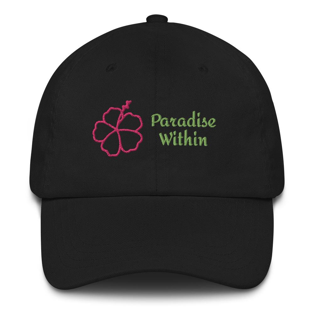 Paradise Within Embroidery Dad hat